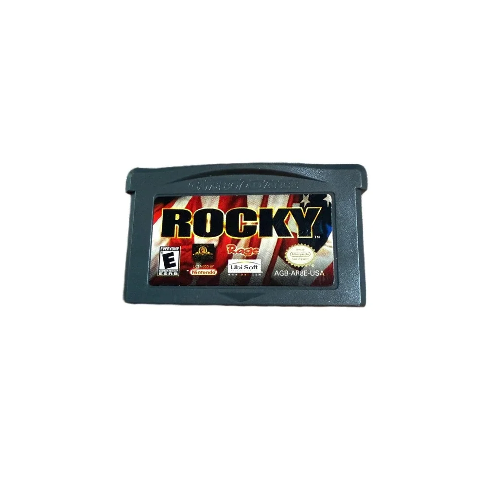 Rocky Nintendo Game Boy Advance GBA 2002 Ubisoft Boxing AGB-AR8E-USA USA Version